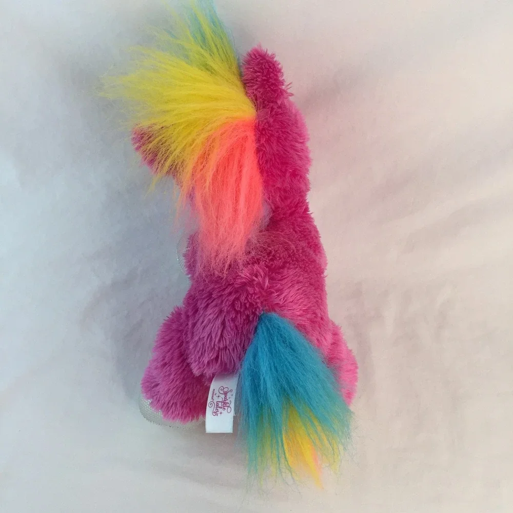 Aurora Sparkle Tales Unicorn Plush 10 Inch Pink Rainbow Silver Glitter Horn 2019